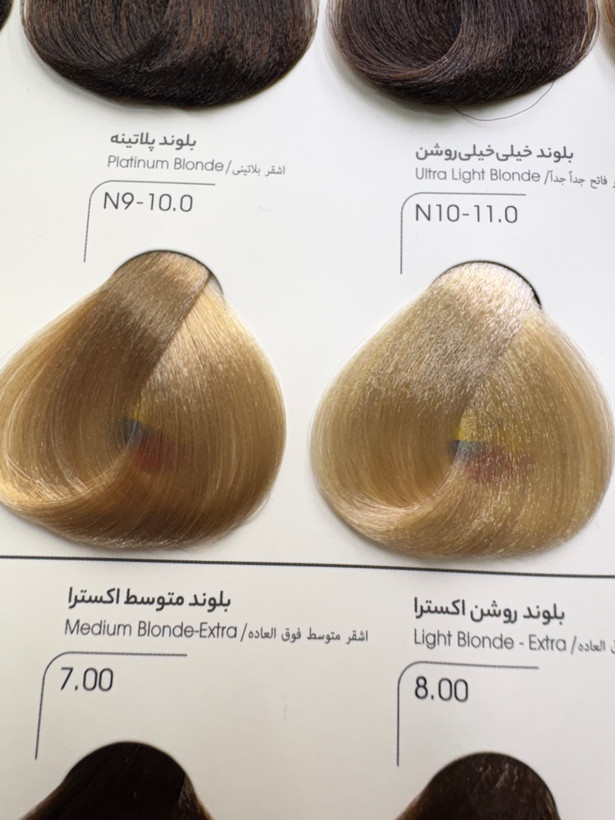 رنگ مو سری طبیعی ۱۲۵ میل دوشس